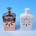Wholesale ceramic white small wine bottles for sale with led light for decoration